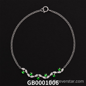 Natural vidro jadeite jade felicidade e pulseira de prosperidade